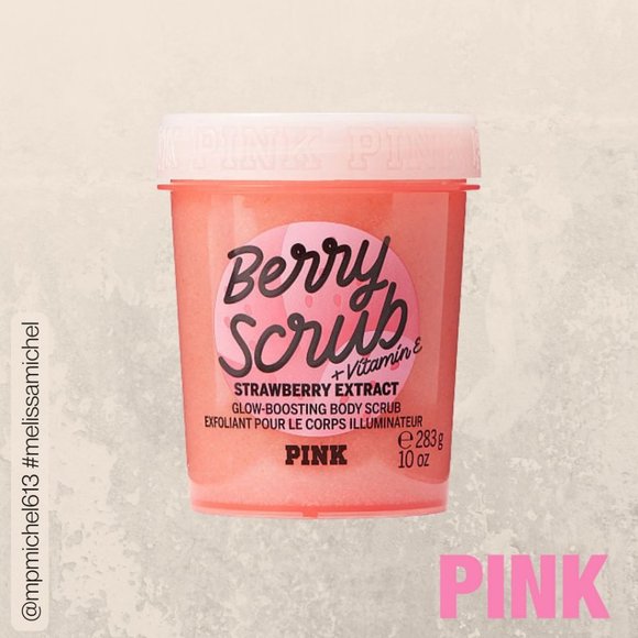 NWT VS Pink Berry Smoothing Body Scrub - Picture 1 of 3